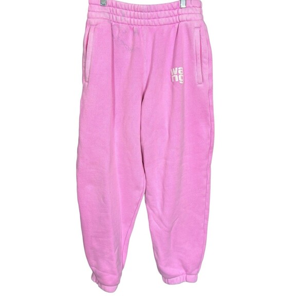 Alexander Wang Essential Terry Sweatpants Puff Small baby pink - Picture 1 of 16